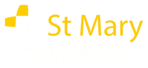 stmary landscape full logo for stmary blue background transparent